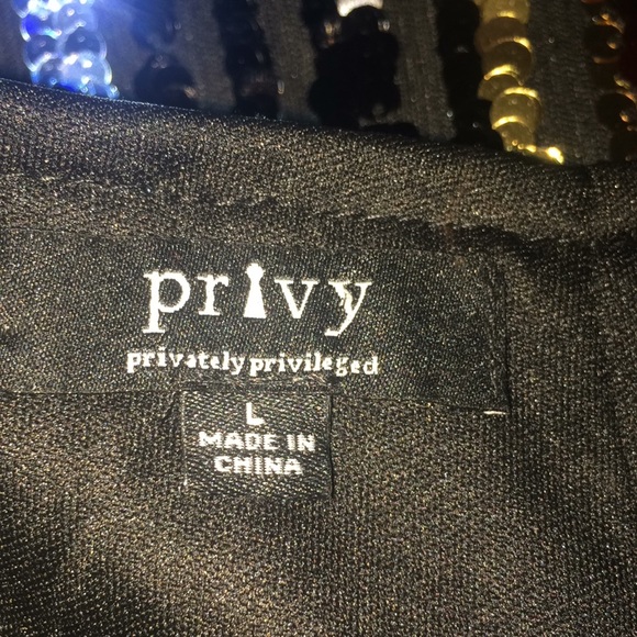 Privy Privately Privileged Sequins Mini Skirt - Picture 7 of 8